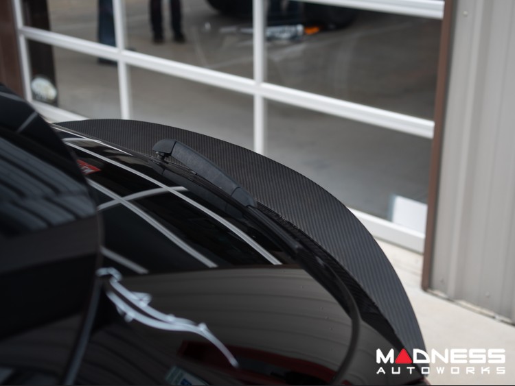 Alfa Romeo Stelvio Mid Spoiler - Carbon Fiber - , AML-LYJ008 Alfa Romeo Stelvio Mid Spoiler - Carbon Fiber - , AML-LYJ008